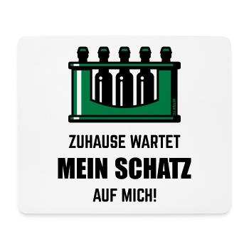 XGrüner Schatz - Mousepad (Querformat) - Weiß - Vorne