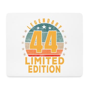 Geburtstag Legendary 44 Jahre Limited Edition - Mousepad (Querformat) - Weiß - Vorne