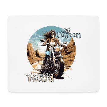 Die Königin der Straße - Mousepad (Querformat) - Weiß - Vorne