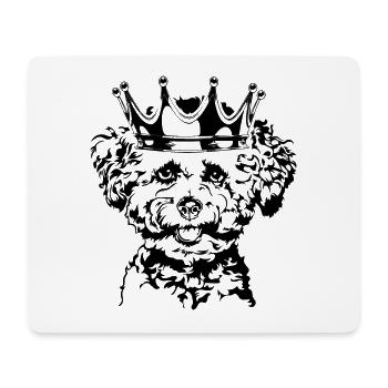 Bichon Frise Crown Dogs Dog Wilsigns - Mouse Pad (horizontal) - white - Front