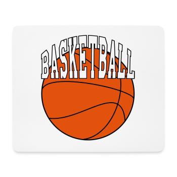 Basketball - Mousepad (Querformat) - Weiß - Vorne