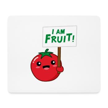 Je suis Fruit - Tapis de souris (format paysage) - blanc - Devant