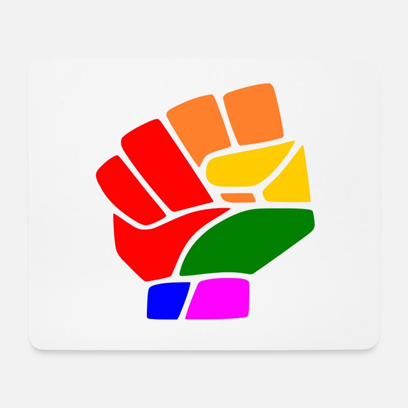 Lgbt - Mousepad (Querformat) - Weiß