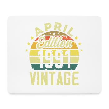 Vintage April 1991 - Anniversary Gift 1991 - Mouse Pad (horizontal) - white - Front