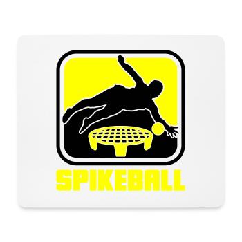 Farben änderbar | Spikeball Roundnet Fun - Mousepad (Querformat) - Weiß - Vorne