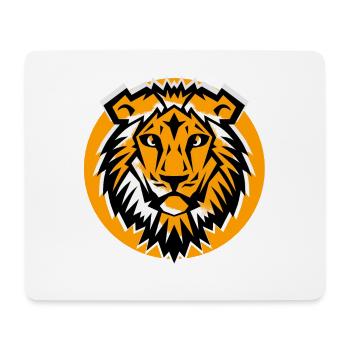 lion head animal lioness 404 o - Mouse Pad (horizontal) - white - Front