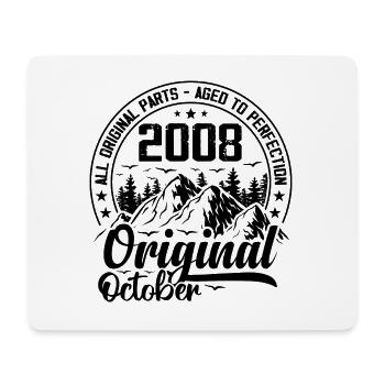 2008 October Original: 16 Year Old Birthday Gift - Mouse Pad (horizontal) - white - Front