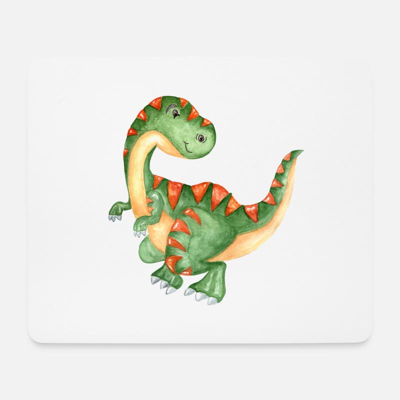 dinosaure - Tapis de souris (format paysage) - blanc