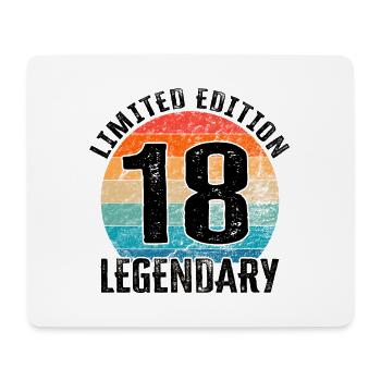 Happy Birthday - 18th birthday - Mouse Pad (horizontal) - white - Front