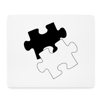 puzzle - Mouse Pad (horizontal) - white - Front