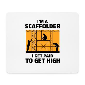Gerüstbauer Gerüstbau Gerüstbauplattform - Mousepad (Querformat) - Weiß - Vorne