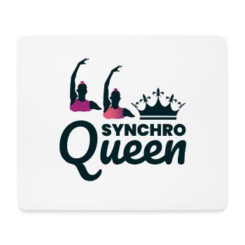 Synchro Schwimmer Synchronschwimmen Lustig - Mousepad (Querformat) - Weiß - Vorne
