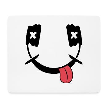 New Music Face Dubstep Musicworld Minimal House - Mouse Pad (horizontal) - white - Front