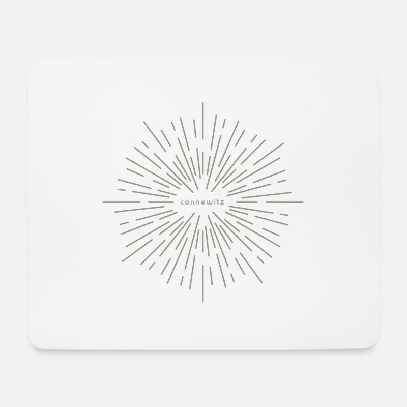 Connewitz — Sunstar - Mousepad (Querformat) - Weiß