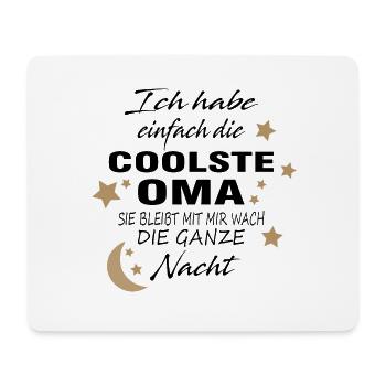 Ich habe einfach die coolste Oma - Mousepad (Querformat) - Weiß - Vorne