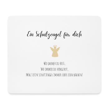 Schutzengel Geschenk - Mousepad (Querformat) - Weiß - Vorne