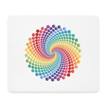 LGBT Pride Love Colorful Gift Rainbow Love - Mouse Pad (horizontal) - white - Front