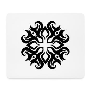 Symbole Cadeau Ornement ethnique Art Orient - Tapis de souris (format paysage) - blanc - Devant