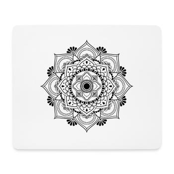 Symbol Geschenk Ornament Mandala Spirit Goa Orient - Mousepad (Querformat) - Weiß - Vorne