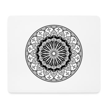 Symbol Geschenk Ornament Mandala Spirit Goa Orient - Mousepad (Querformat) - Weiß - Vorne