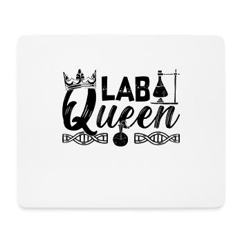 Lab Queen Laboratory Technician Chemistry Gift Idea - Mouse Pad (horizontal) - white - Front