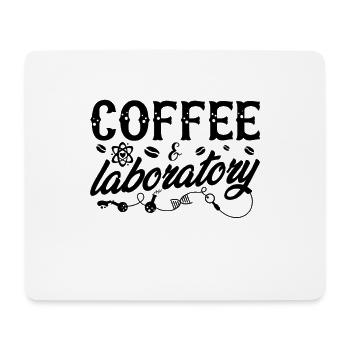 Labor Labortechniker Kaffee Chemie Geschenkidee - Mousepad (Querformat) - Weiß - Vorne