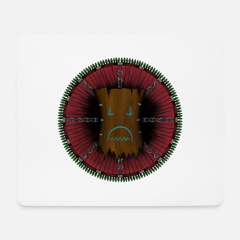 WoodMonster - Mouse Pad (horizontal) - white