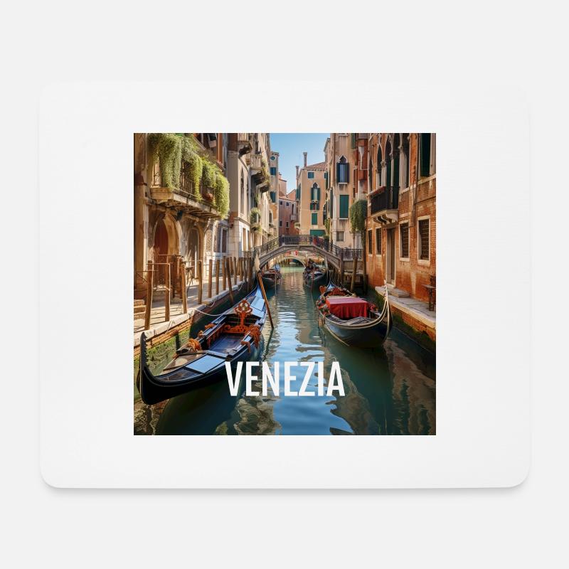 Venezia by day - Mousepad (Querformat) - Weiß