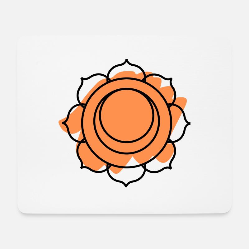 Swadhistan CHAKRA - Mouse Pad (horizontal) - white