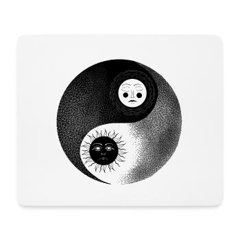 Yin Yang 2 - Mouse Pad (horizontal) - white - Front