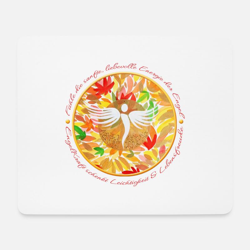 Engel der Herbstenergie - Sonja Ariel von Staden - Mousepad (Querformat) - Weiß