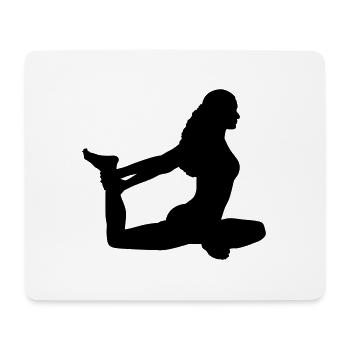 yoga - Mouse Pad (horizontal) - white - Front