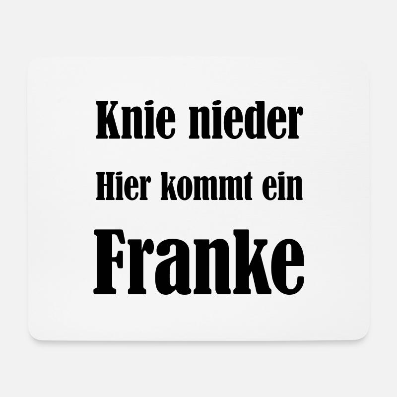 Franke - Mousepad (Querformat) - Weiß