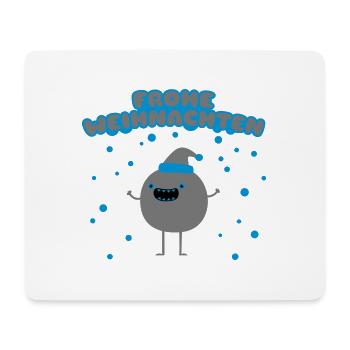Funny Santa Claus - Merry Christmas - Mouse Pad (horizontal) - white - Front