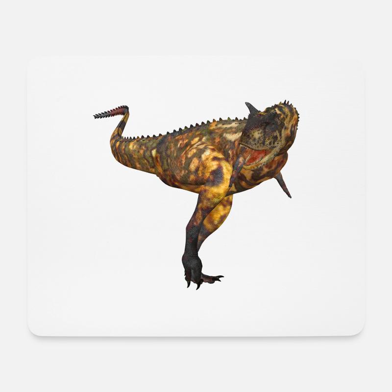 Carnotaurus - Mousepad (Querformat) - Weiß