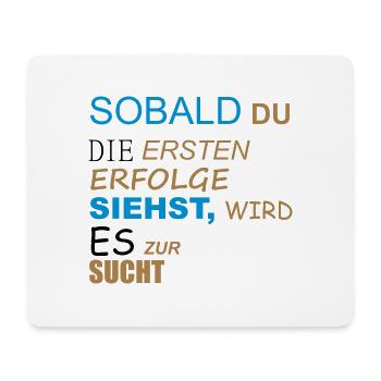 Motivation - Mousepad (Querformat) - Weiß - Vorne