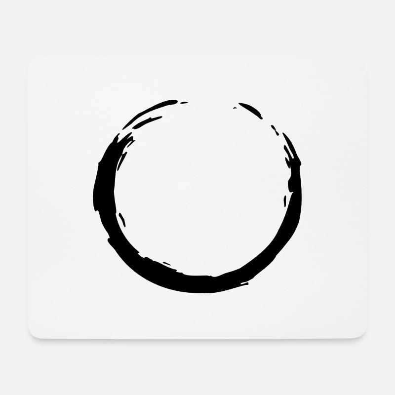 circle - Mouse Pad (horizontal) - white