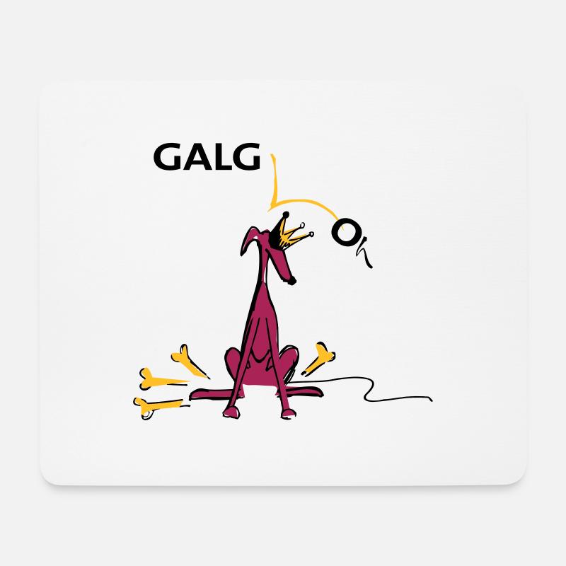 galg_oh - Mousepad (Querformat) - Weiß