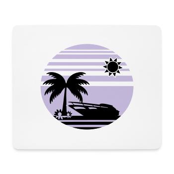 sunset_beach2 - Mousepad (Querformat) - Weiß - Vorne