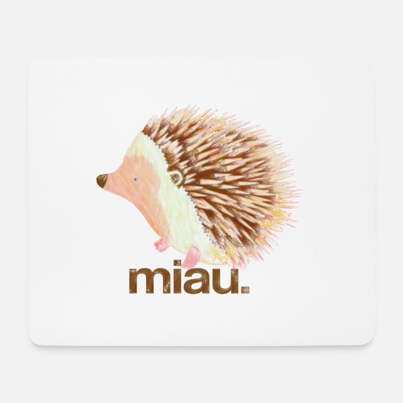 miau - Mouse Pad (horizontal) - white