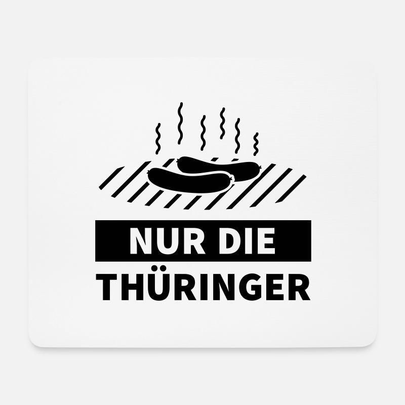 Thüringer Bratwurst - Mousepad (Querformat) - Weiß