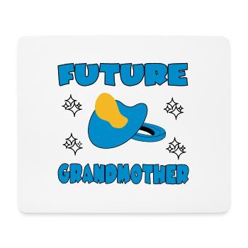 Future grandmother - Mouse Pad (horizontal) - white - Front