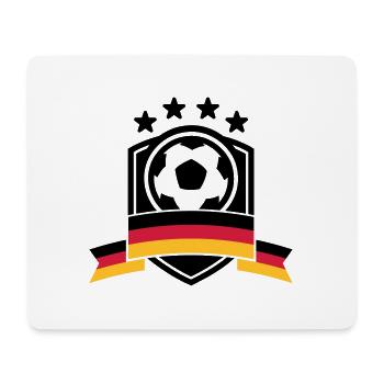 Emblème de football en Allemagne 05 - Tapis de souris (format paysage) - blanc - Devant