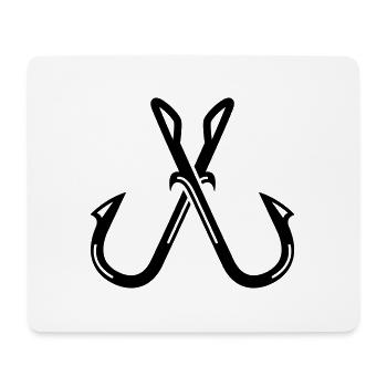 Angeln - Mousepad (Querformat) - Weiß - Vorne