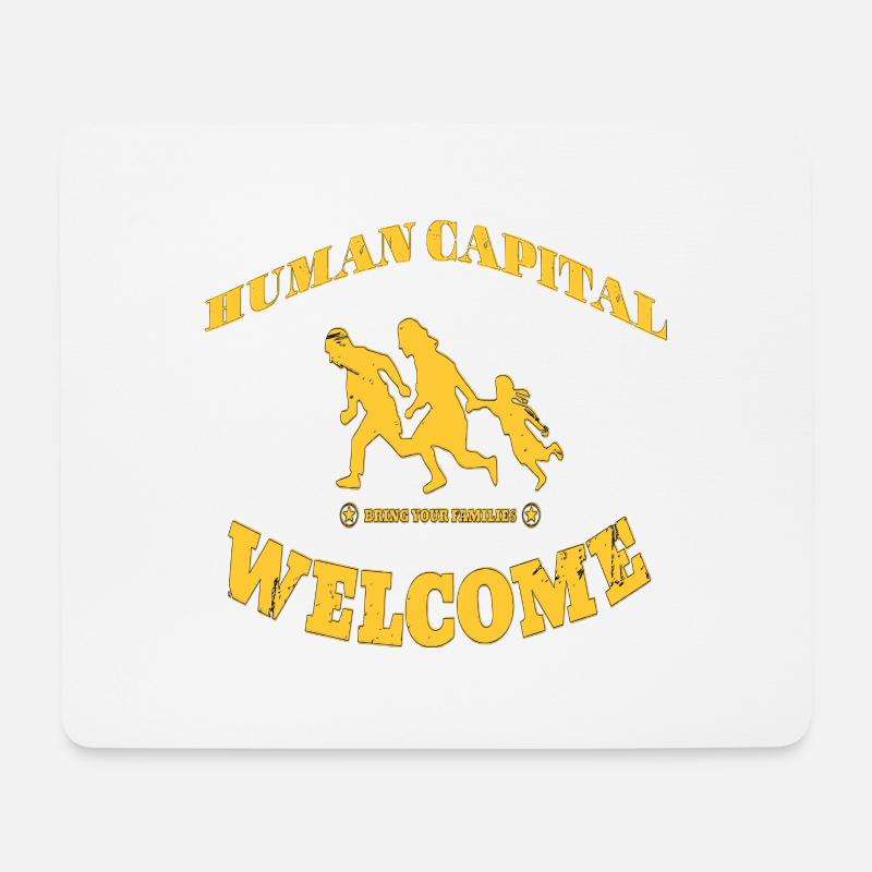 hc welcome - Mousepad (Querformat) - Weiß