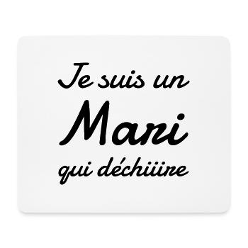 Marriage Wedding Husband Mari Love Mariage Ehemann - Mouse Pad (horizontal) - white - Front