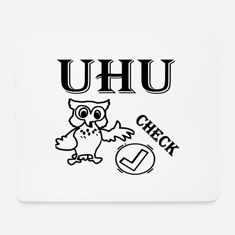 UHU unter hundert - Mousepad (Querformat) - Weiß