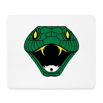 snake_002 - Mousepad (Querformat) - Weiß - Vorne