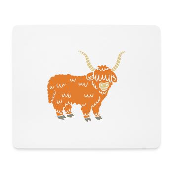 Ecosse De l’Ecosse Cadeau - Tapis de souris (format paysage) - blanc - Devant