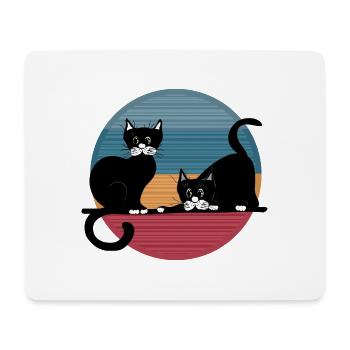 Cats - Mouse Pad (horizontal) - white - Front